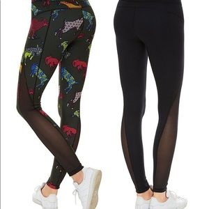 Sweaty Betty Goat Print Reversible Tights Large